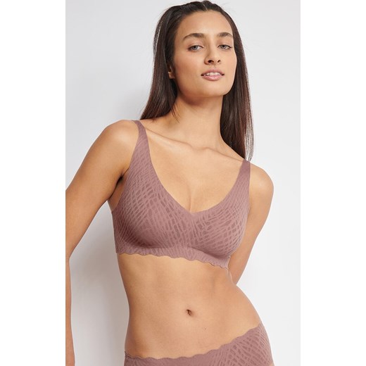 Sloggi biustonosz usztywniany ZERO Feel Bliss 10219688-1141, Kolor kakao, Rozmiar L, Sloggi ze sklepu Intymna w kategorii Biustonosze - zdjęcie 187939341