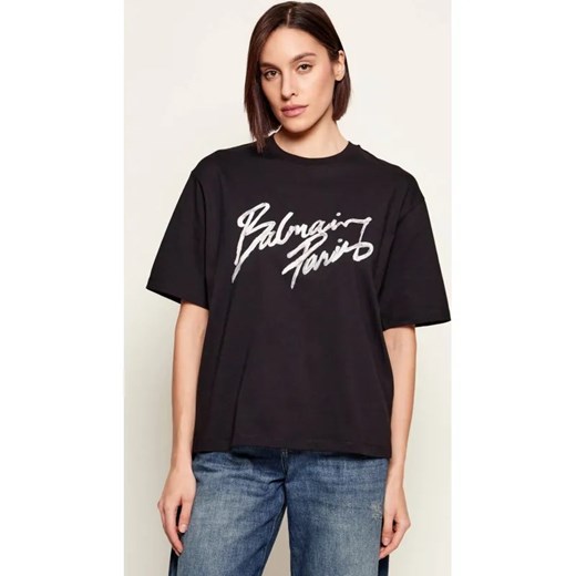 Balmain T-shirt | Loose fit ze sklepu Gomez Fashion Store w kategorii Bluzki damskie - zdjęcie 187939823