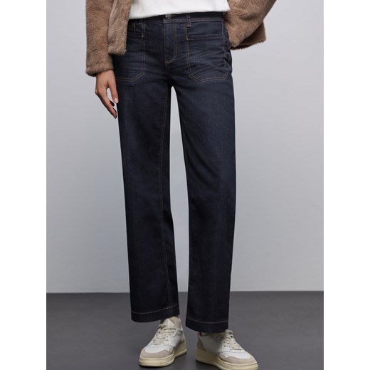 Street One Dżinsy Kobiety rinsed jednolity ze sklepu vangraaf w kategorii Jeansy damskie - zdjęcie 187939990