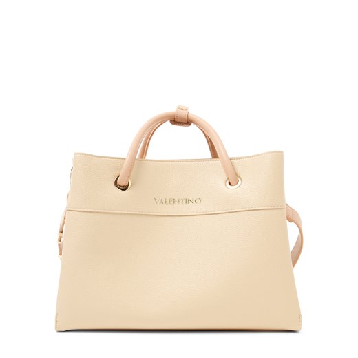 VALENTINO HANDBAGS Damska torba na ramię - Alexia Kobiety Sztuczna skóra beżowy jednolity ze sklepu vangraaf w kategorii Torby Shopper bag - zdjęcie 187940001