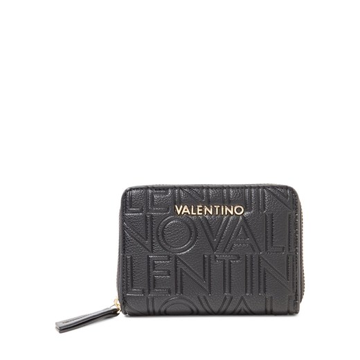 VALENTINO HANDBAGS Portfel damski - Pansy Kobiety czarny jednolity ze sklepu vangraaf w kategorii Portfele damskie - zdjęcie 187940012