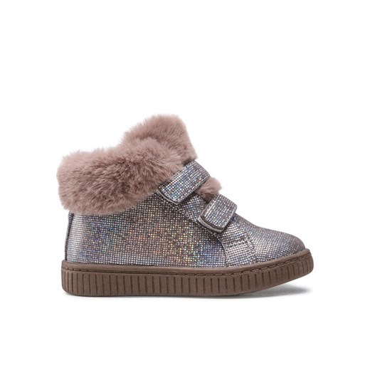 Trzewiki Nelli Blu AVO-291-087 Srebrny ze sklepu eobuwie.pl w kategorii Buty zimowe dziecięce - zdjęcie 187943172