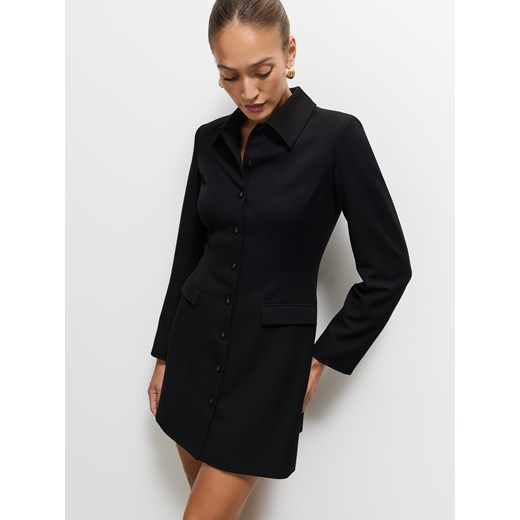 Mohito - Sukienka mini o kroju marynarki - czarny ze sklepu Mohito w kategorii Sukienki - zdjęcie 187943601