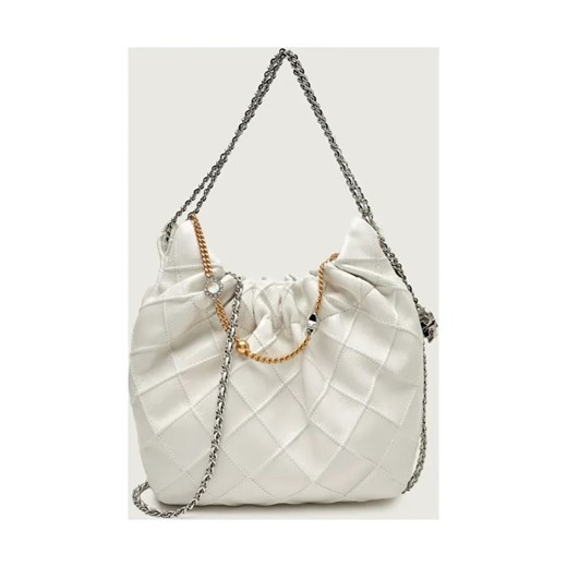 TORY BURCH Skórzana torebka na ramię Fleming ze sklepu Gomez Fashion Store w kategorii Torebki hobo - zdjęcie 187944134