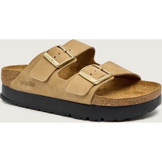 Birkenstock Klapki Arizona | Birkenstock x Papillio | narrow fit | zamsz ze sklepu Gomez Fashion Store w kategorii Klapki damskie - zdjęcie 187944150
