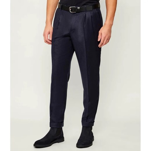 BOSS BLACK Wełniane spodnie C-Perin-DPL-TU-﻿261 | Regular Fit ze sklepu Gomez Fashion Store w kategorii Spodnie męskie - zdjęcie 187946450