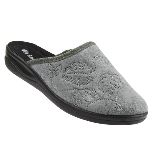 Kapcie damskie Inblu LV-18 szare ze sklepu ulubioneobuwie w kategorii Kapcie damskie - zdjęcie 187946744