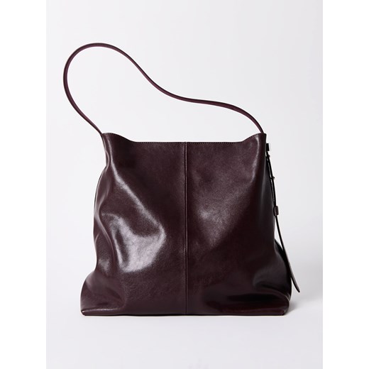 Mohito - Skórzana torebka - mahoń ze sklepu Mohito w kategorii Listonoszki - zdjęcie 187947571