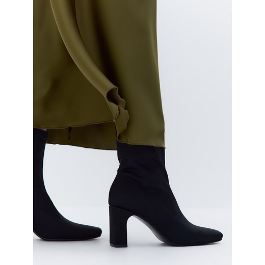 Reserved - Botki na obcasie - czarny ze sklepu Reserved w kategorii Botki - zdjęcie 187947642