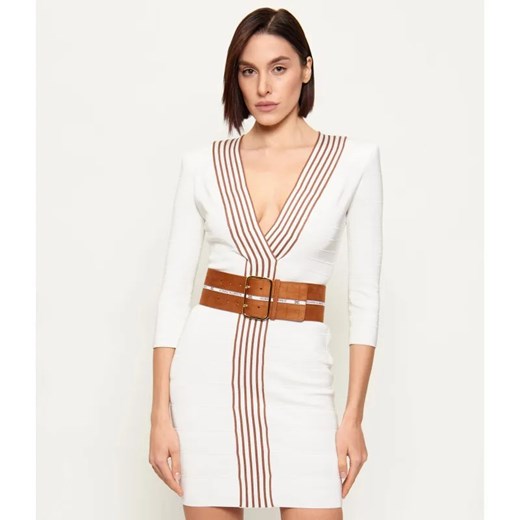 Elisabetta Franchi Sukienka z paskiem ze sklepu Gomez Fashion Store w kategorii Sukienki - zdjęcie 187948664