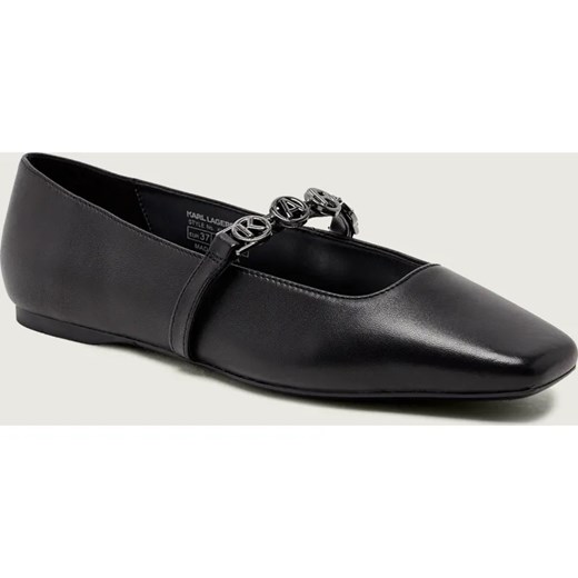 Karl Lagerfeld Skórzane baleriny KONNIE Mary Jane ze sklepu Gomez Fashion Store w kategorii Balerinki - zdjęcie 187949434