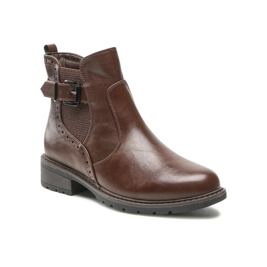 Clara Barson Botki WYL3172-1 Brązowy ze sklepu MODIVO w kategorii Botki - zdjęcie 187949683