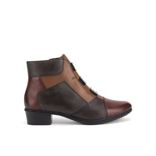 Rieker Trzewiki Y0764-35 Brązowy ze sklepu MODIVO w kategorii Botki - zdjęcie 187949723