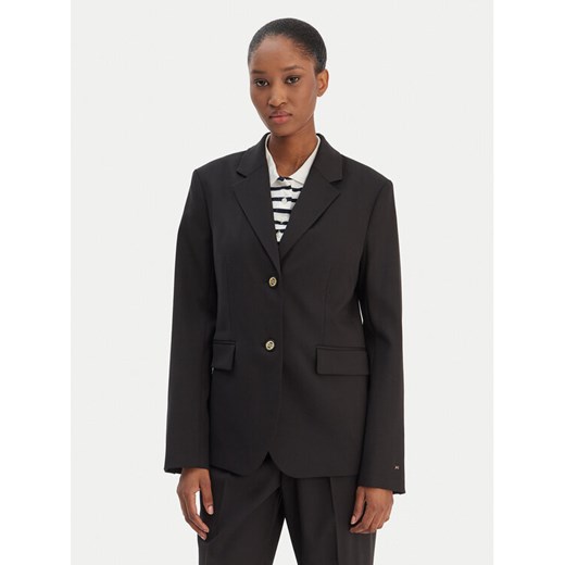 Tommy Hilfiger Marynarka Timeless WW0WW46662 Czarny Regular Fit Tommy Hilfiger 44 MODIVO
