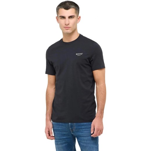 Męski T-Shirt Mustang Style Austin Jet Black 1016481 4188 ze sklepu YouNeedit.pl w kategorii T-shirty męskie - zdjęcie 187951791