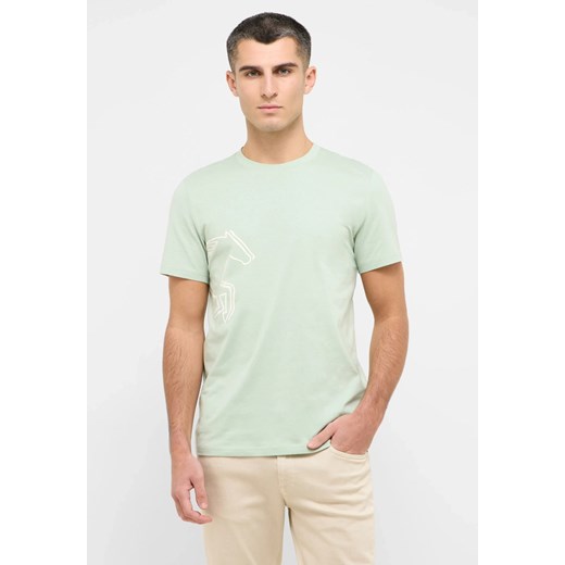 Męski T-Shirt Mustang Style Austin Frosty Green 1016493 6180 ze sklepu YouNeedit.pl w kategorii T-shirty męskie - zdjęcie 187951834