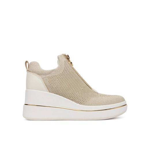 Sneakersy MICHAEL Michael Kors Emmy 43R6EMFP4D Beżowy ze sklepu eobuwie.pl w kategorii Buty sportowe damskie - zdjęcie 187952420