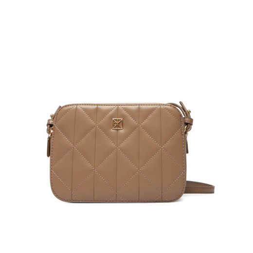 Torebka Calvin Klein Quilted Camera Bag LV04F3328G Beżowy ze sklepu eobuwie.pl w kategorii Listonoszki - zdjęcie 187952421