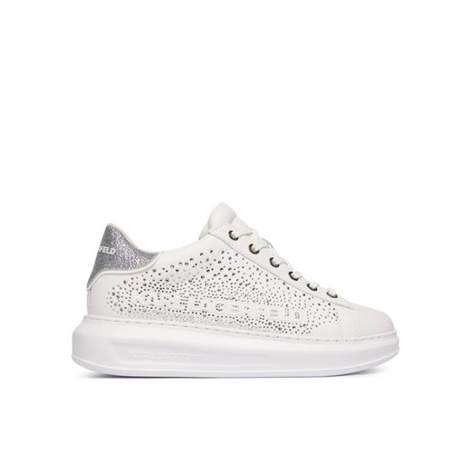 Sneakersy KARL LAGERFELD Kapri KL62556 Biały ze sklepu eobuwie.pl w kategorii Buty sportowe damskie - zdjęcie 187952422