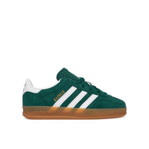Sneakersy adidas Gazelle Indoor IH9134 Zielony ze sklepu eobuwie.pl w kategorii Buty sportowe dziecięce - zdjęcie 187952480