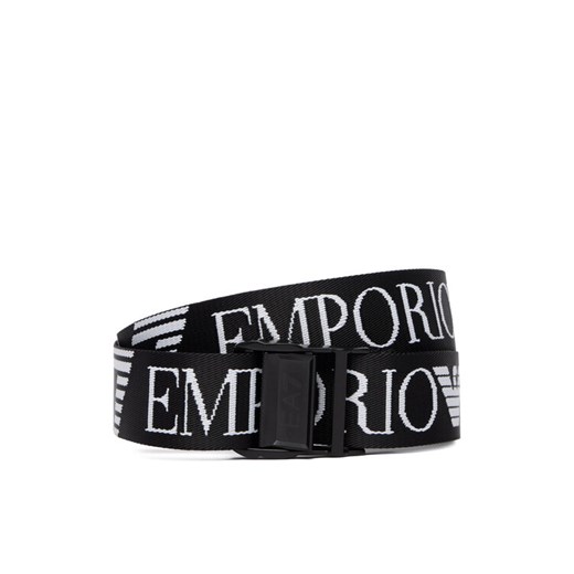 EA7 Emporio Armani Pasek 7X000089 AF14310 MC001 Czarny ze sklepu MODIVO w kategorii Paski męskie - zdjęcie 187953014