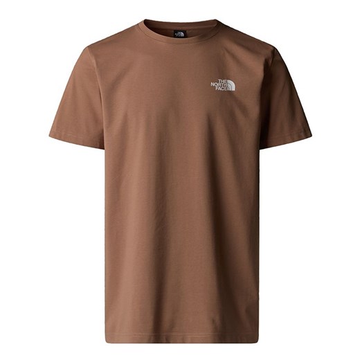 Koszulka męska The North Face Simple Dome 0A87NG6IH1 - brązowa ze sklepu streetstyle24.pl w kategorii T-shirty męskie - zdjęcie 187953742