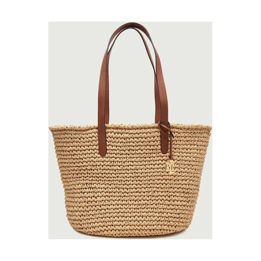 LAUREN RALPH LAUREN Torba plażowa LAINEY | z dodatkiem skóry ze sklepu Gomez Fashion Store w kategorii Torby Shopper bag - zdjęcie 187955190