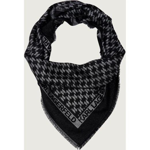 Karl Lagerfeld Chusta k/monogram | z dodatkiem jedwabiu ze sklepu Gomez Fashion Store w kategorii Szaliki i chusty damskie - zdjęcie 187955232