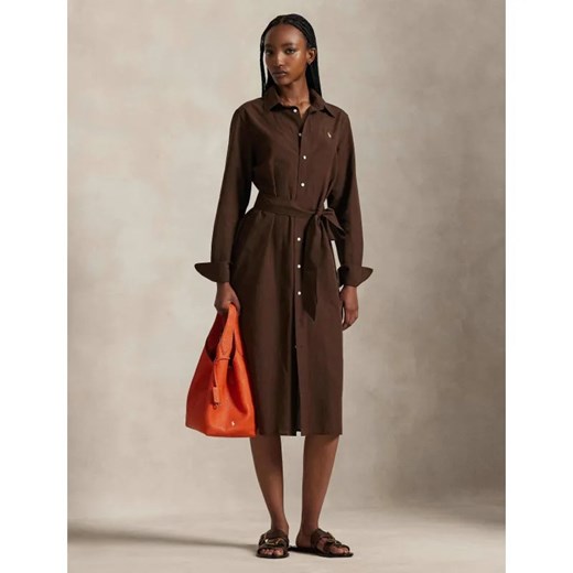 POLO RALPH LAUREN Sukienka | z dodatkiem lnu ze sklepu Gomez Fashion Store w kategorii Sukienki - zdjęcie 187957162