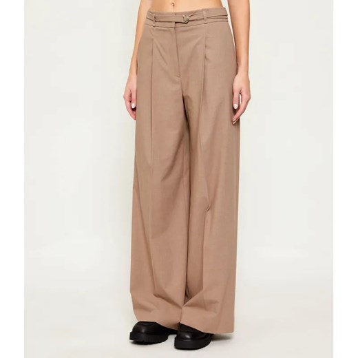 HUGO Spodnie Hawelsa | Relaxed fit ze sklepu Gomez Fashion Store w kategorii Spodnie damskie - zdjęcie 187957163