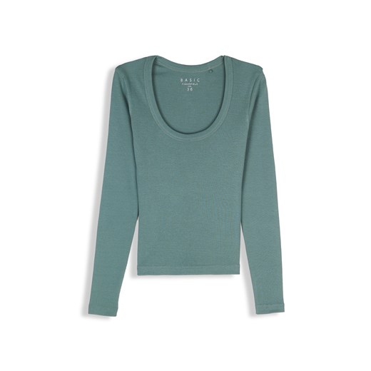 GATE Klasyczna koszulka z długim rękawem 34 ze sklepu gateshop w kategorii Bluzki damskie - zdjęcie 187957990