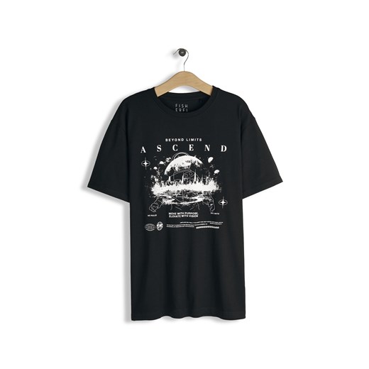 GATE Bawełniana koszulka z nadrukiem S ze sklepu gateshop w kategorii T-shirty męskie - zdjęcie 187960672