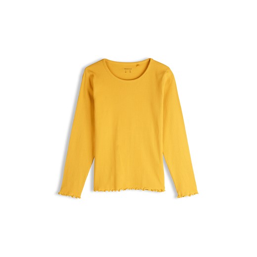 GATE Prążkowana bawełniana koszulka 3Y ze sklepu gateshop w kategorii Bluzki dziewczęce - zdjęcie 187960703