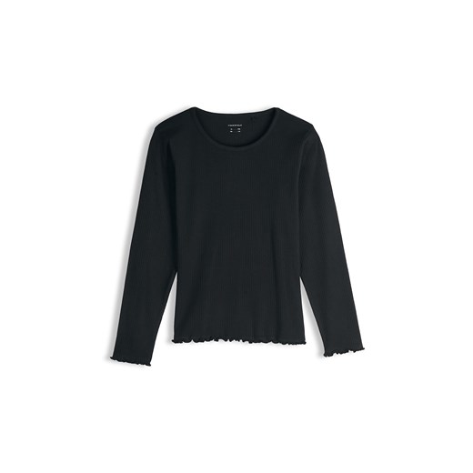 GATE Prążkowana bawełniana koszulka 3Y ze sklepu gateshop w kategorii Bluzki dziewczęce - zdjęcie 187960711