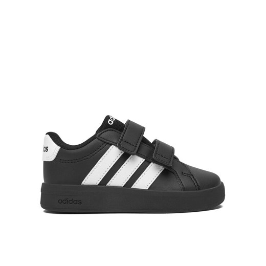 Sneakersy adidas Grand Court 3.0 KJ4371 Czarny ze sklepu eobuwie.pl w kategorii Buty sportowe dziecięce - zdjęcie 187961222