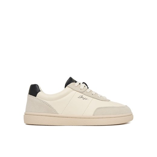 Sneakersy BOSS Everlynn 50563385 Écru ze sklepu eobuwie.pl w kategorii Buty sportowe damskie - zdjęcie 187962350