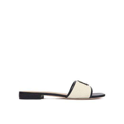 LAUREN RALPH LAUREN Klapki 802P04395004 Écru ze sklepu MODIVO w kategorii Klapki damskie - zdjęcie 187962622