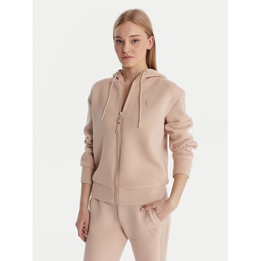 Guess Bluza V3RQ11 K7UW2 Beżowy Regular Fit ze sklepu MODIVO w kategorii Bluzy damskie - zdjęcie 187964414