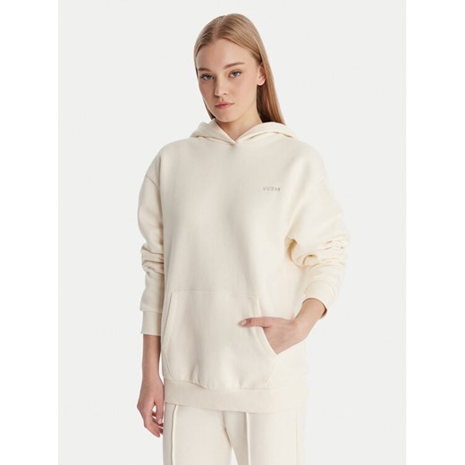 Guess Bluza V6RQ14 K9V31 Écru Regular Fit ze sklepu MODIVO w kategorii Bluzy damskie - zdjęcie 187964484