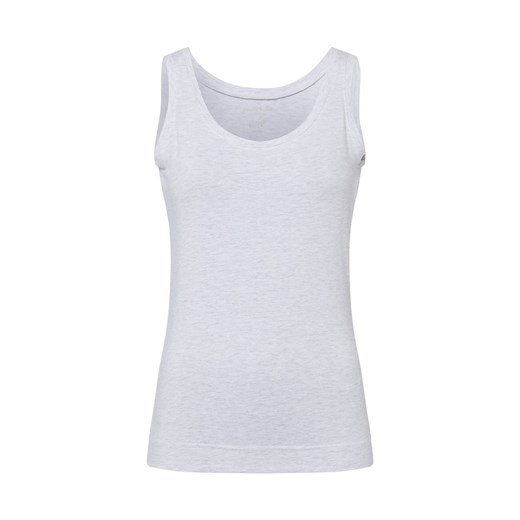 Marie Lund Top damski Kobiety Bawełna szary jednolity ze sklepu vangraaf w kategorii Bluzki damskie - zdjęcie 187965073