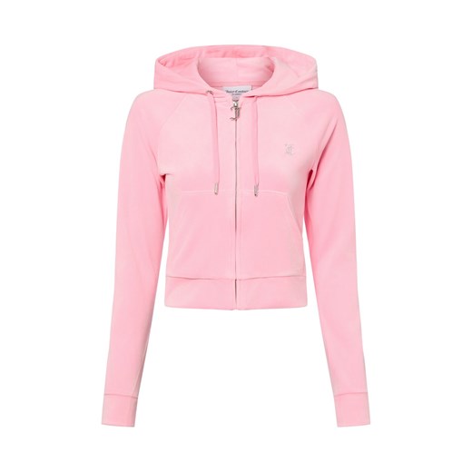 Juicy by Juicy Couture Damska kurtka z kapturem - Madison Kobiety Sztuczne włókno różowy jednolity ze sklepu vangraaf w kategorii Kurtki damskie - zdjęcie 187965100