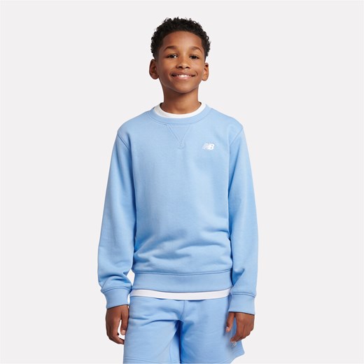 Bluza dziecięca New Balance LAKB0055ELE – niebieska ze sklepu New Balance Poland w kategorii Bluzy chłopięce - zdjęcie 187965242