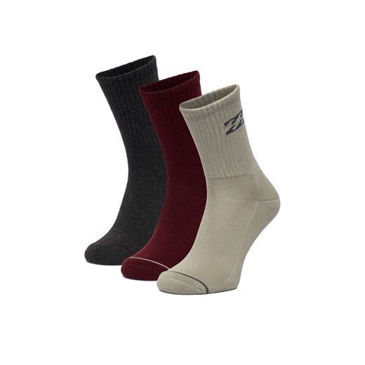 Skarpety długie Billabong CEO_BR_BILLA_3061_W_AW25 (3 PACK) Kolorowy ze sklepu eobuwie.pl w kategorii Skarpetki męskie - zdjęcie 187966220