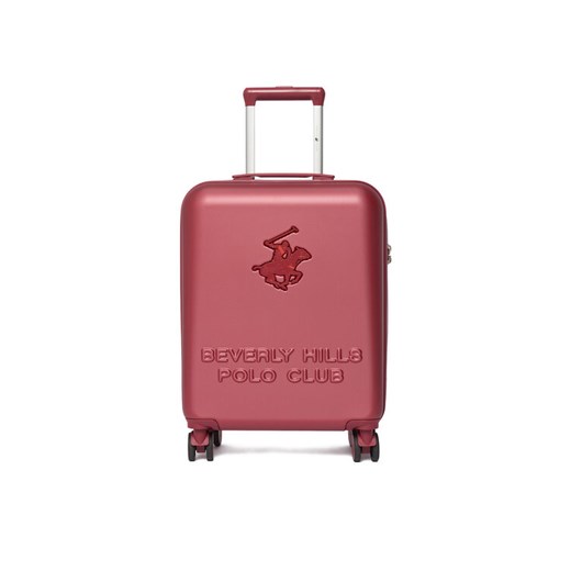 Walizka kabinowa Beverly Hills Polo Club CEO-BHPC-S-004-08-BURGUNDY Bordowy ze sklepu eobuwie.pl w kategorii Walizki - zdjęcie 187966282