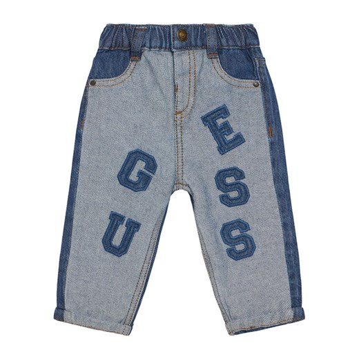 Guess Jeansy N6RA04 D7070 Niebieski Regular Fit ze sklepu MODIVO w kategorii Spodnie i półśpiochy - zdjęcie 187966803