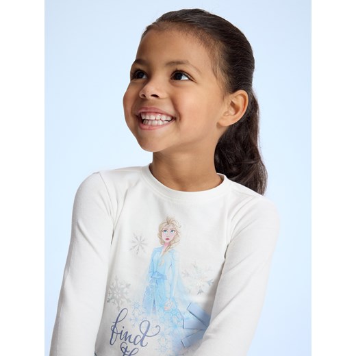 Reserved - Bluzka z nadrukiem Kraina Lodu - złamana biel Reserved 86 (12-18 m.) Reserved