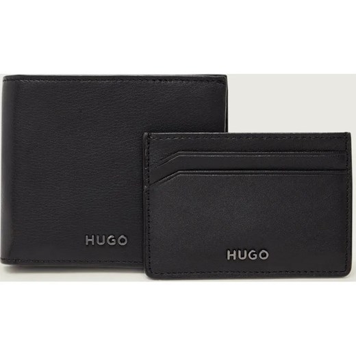HUGO Skórzany portfel + etui na karty GBHM_4cc&CardCase ze sklepu Gomez Fashion Store w kategorii Etui - zdjęcie 187967812