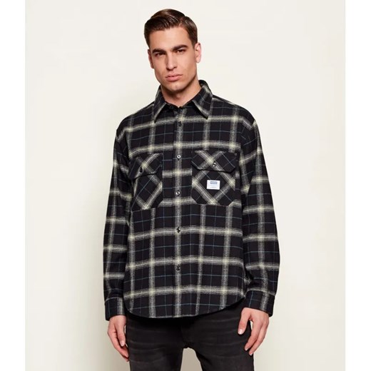 Hugo Blue Koszula Ebolt | Oversize fit ze sklepu Gomez Fashion Store w kategorii Koszule męskie - zdjęcie 187968791