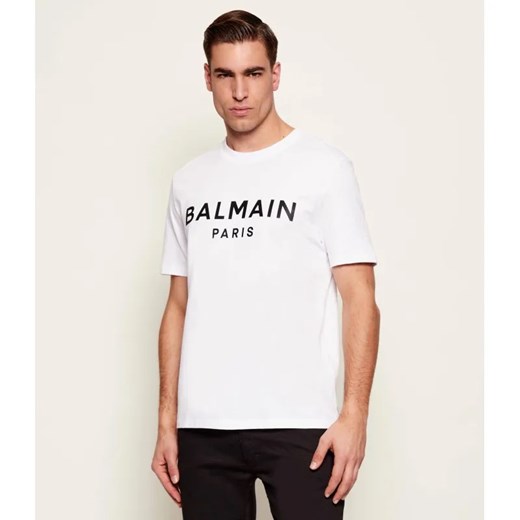 Balmain T-shirt | Regular Fit ze sklepu Gomez Fashion Store w kategorii T-shirty męskie - zdjęcie 187968841