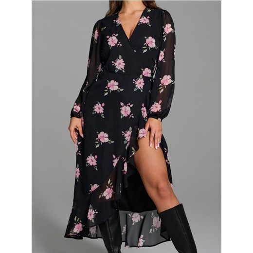 Sinsay - Sukienka szmizjerka ze wzorem - wielobarwny ze sklepu Sinsay w kategorii Sukienki - zdjęcie 187970071